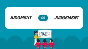 judgment or judgement