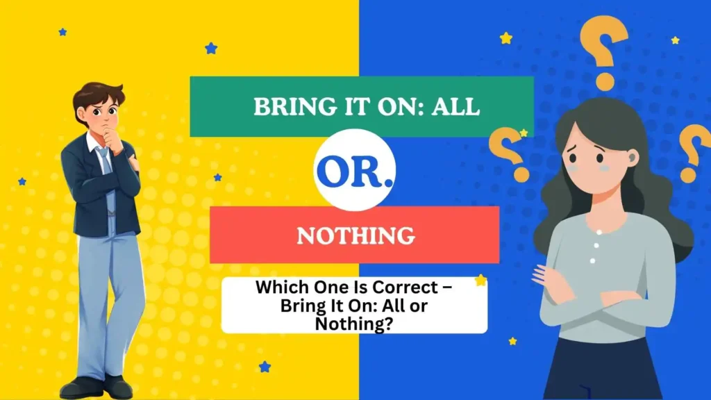bring it on: all or nothing