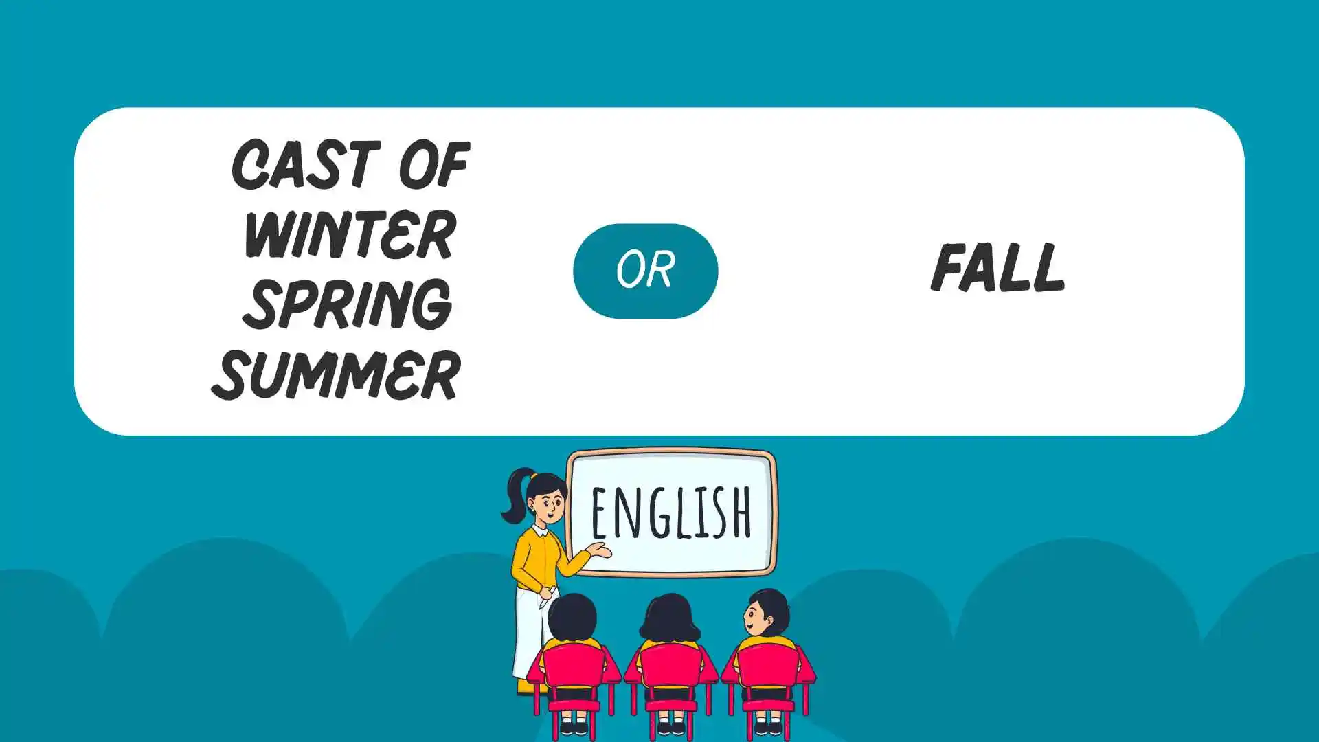 cast of winter spring summer or fall