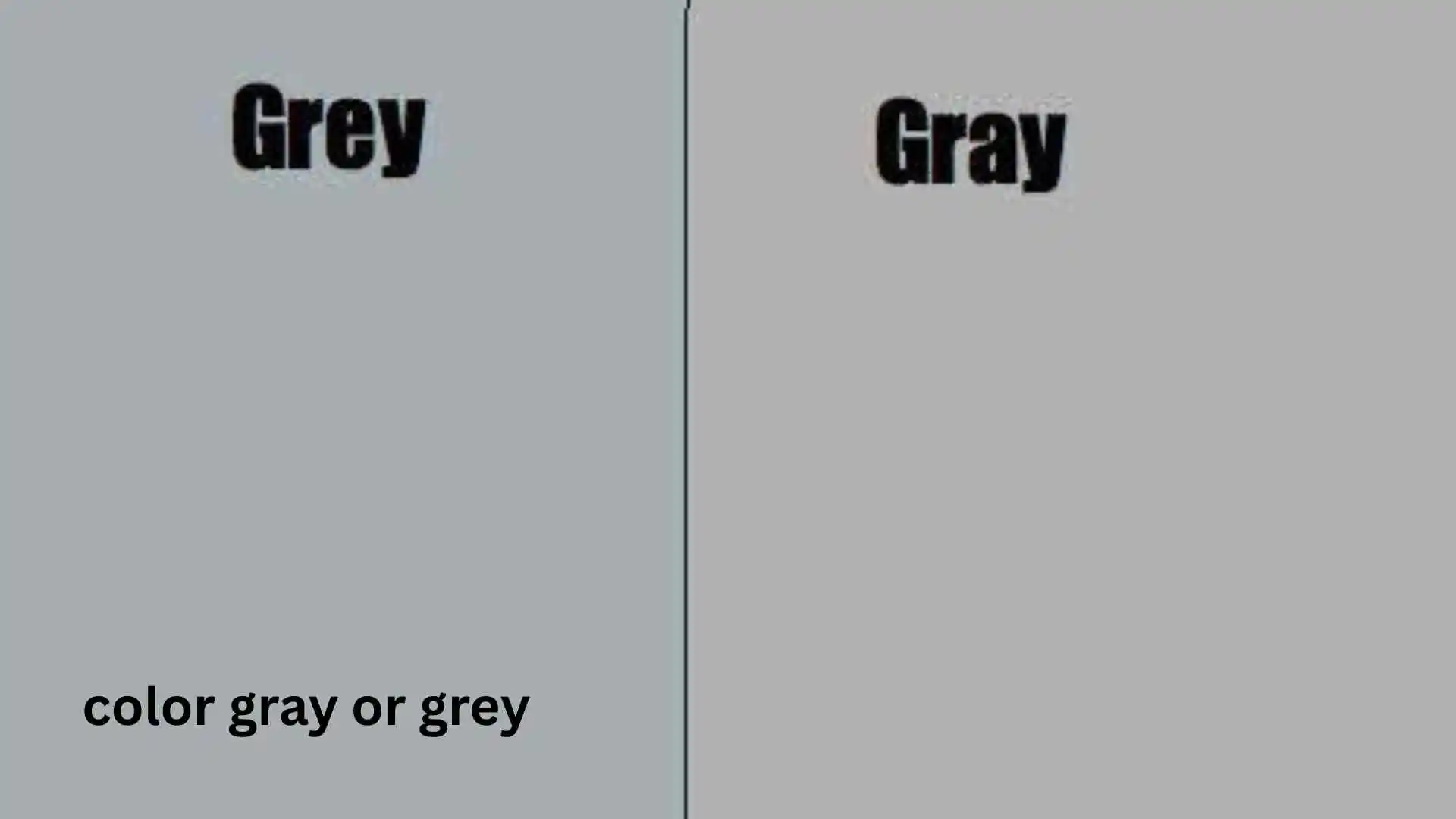 color gray or grey
