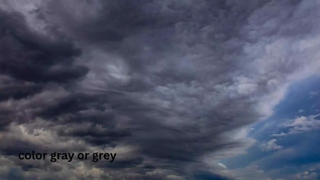 color gray or grey