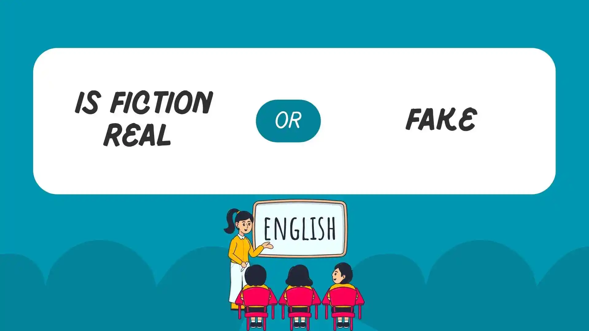 is fiction real or fake