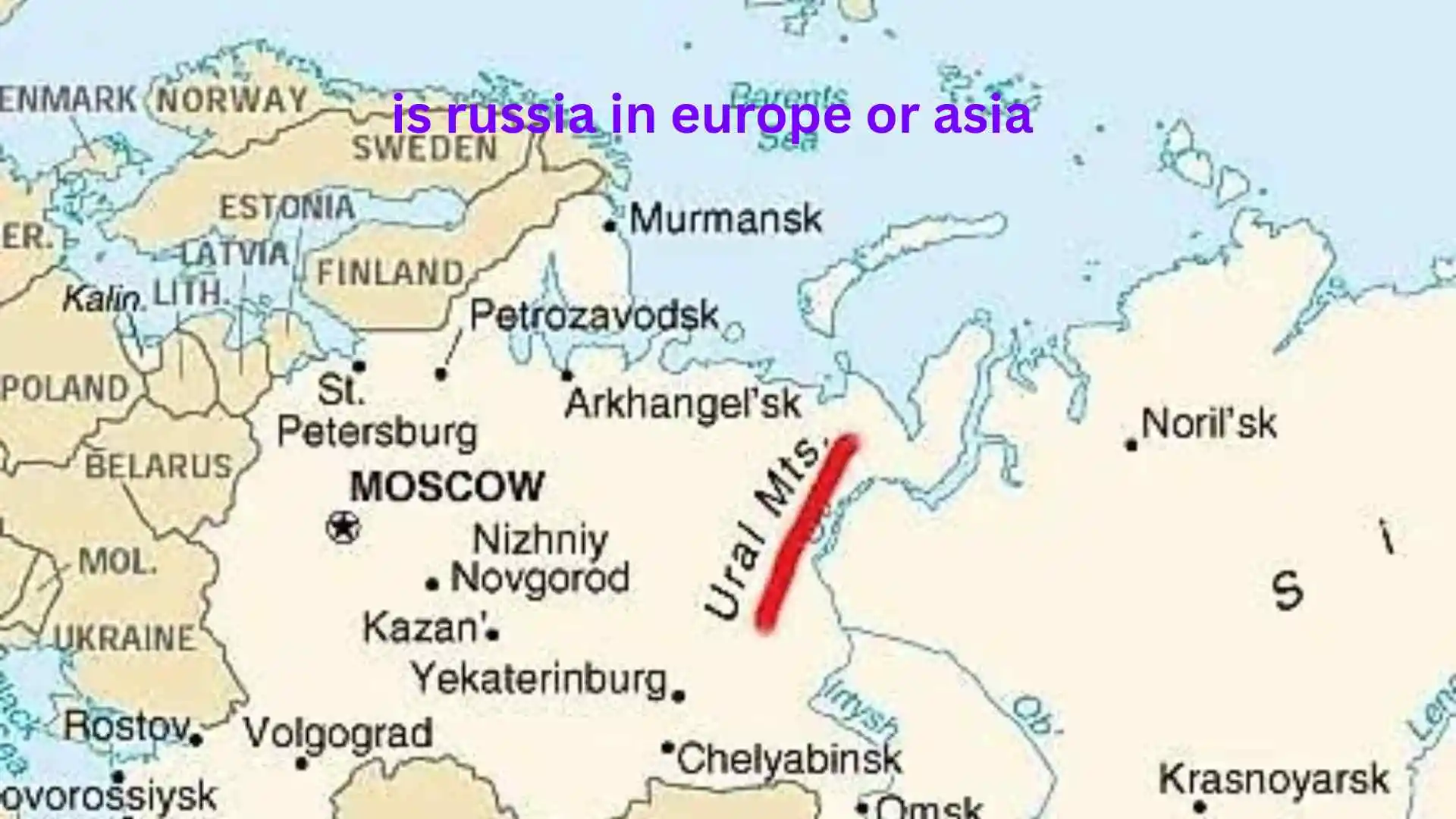is russia in europe or asia
