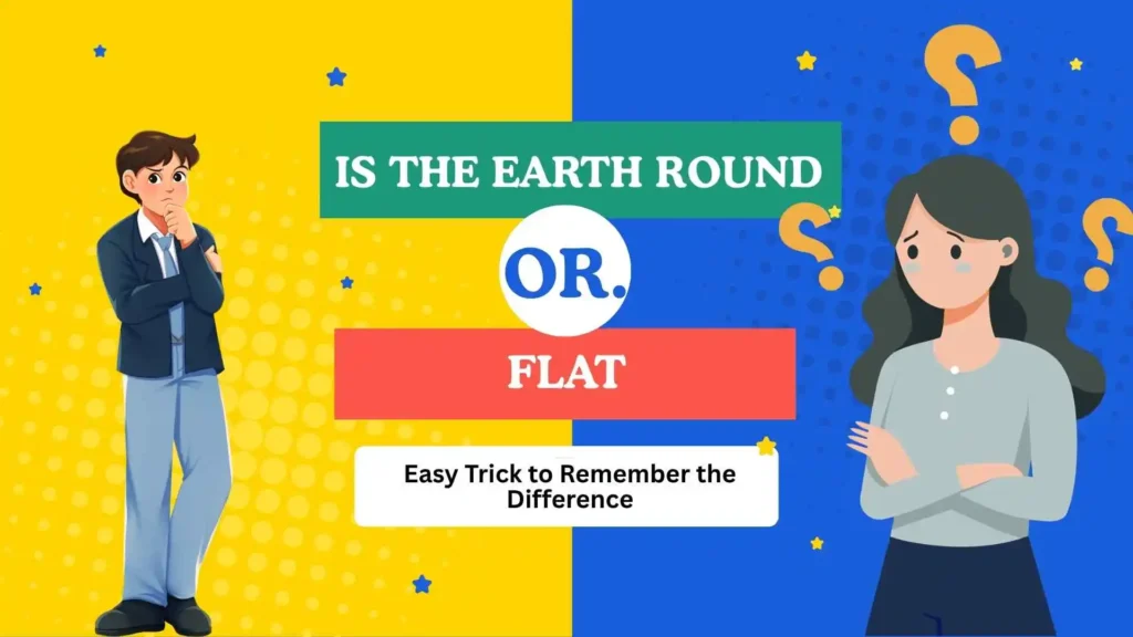 is the earth round or flat